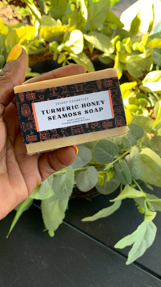Seamoss Turmeric & Honey Soap - Naturally Lyfted 